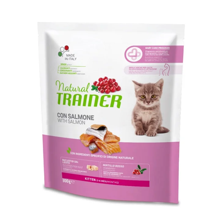 Natural Trainer Cat Kitten Salmon 300 G Natural Trainer Cat Kitten Salmon 300 G