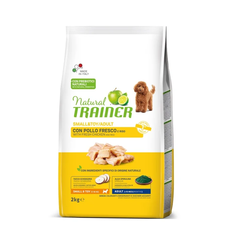 Natural Trainer Dog Small & Toy Pollo Riso 2 Kg Natural Trainer Dog Small & Toy Pollo Riso 2 Kg