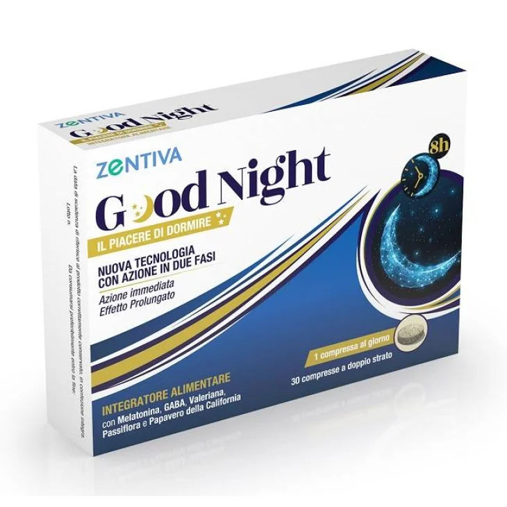 Zentiva Good Night Integratore per Dormire 30 compresse Zentiva Good Night Integratore per Dormire 30 compresse