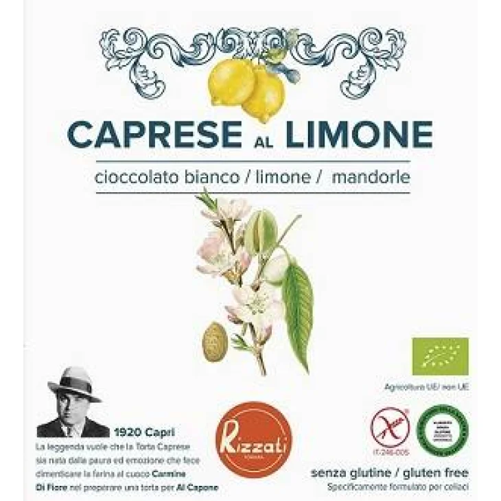 TORTA CAPRESE CIOCCOLATO BIANCO-LIMONE BIO 30 G TORTA CAPRESE CIOCCOLATO BIANCO-LIMONE BIO 30 G