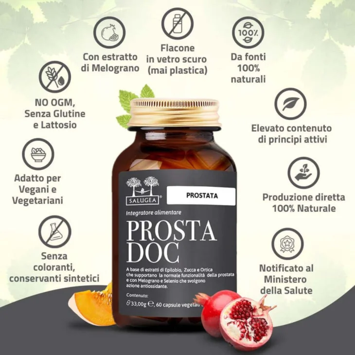 Salugea Prostadoc Integratore Benessere Prostata 60 Capsule Vegetali