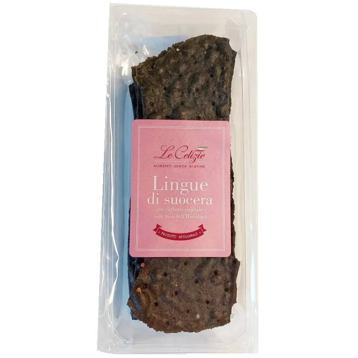 LE CELIZIE LINGUE DI SUOCERA CON CARBONE VEGETALE E SALE ROSA DELL'HIMALAYA 200 G LE CELIZIE LINGUE DI SUOCERA CON CARBONE VEGETALE E SALE ROSA DELL'HIMALAYA 200 G