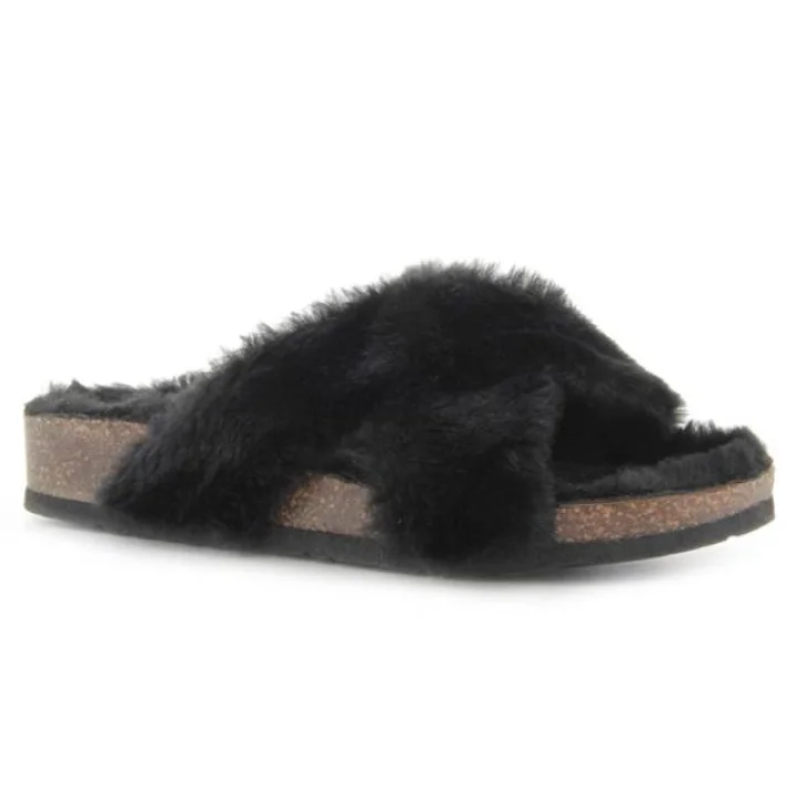 BIONATURA CIABATTA DONNA 11 A 2117 TS IMBOTTITO TESSUTO NERO39