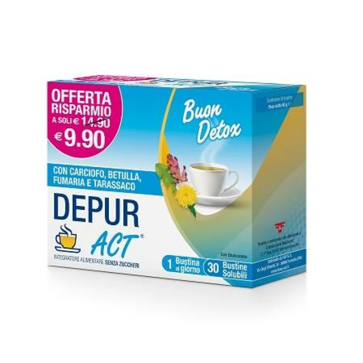 DEPUR ACT 30 BUSTINE SOLUBILI SENZA ZUCCHERI DEPUR ACT 30 BUSTINE SOLUBILI SENZA ZUCCHERI