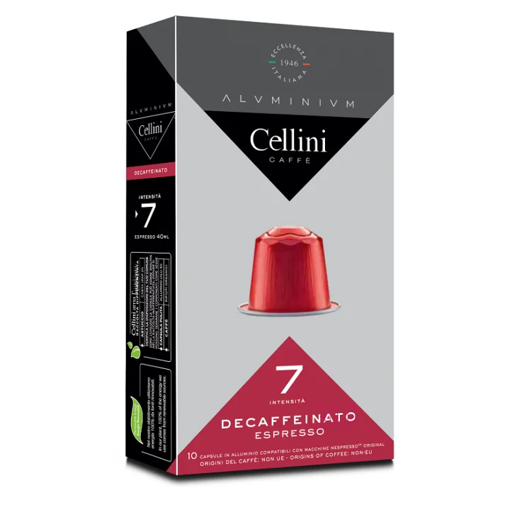 CELLINI CAFFE' DECAFFEINATO INTENSITA' 7 10 CAPSULE CELLINI CAFFE' DECAFFEINATO INTENSITA' 7 10 CAPSULE