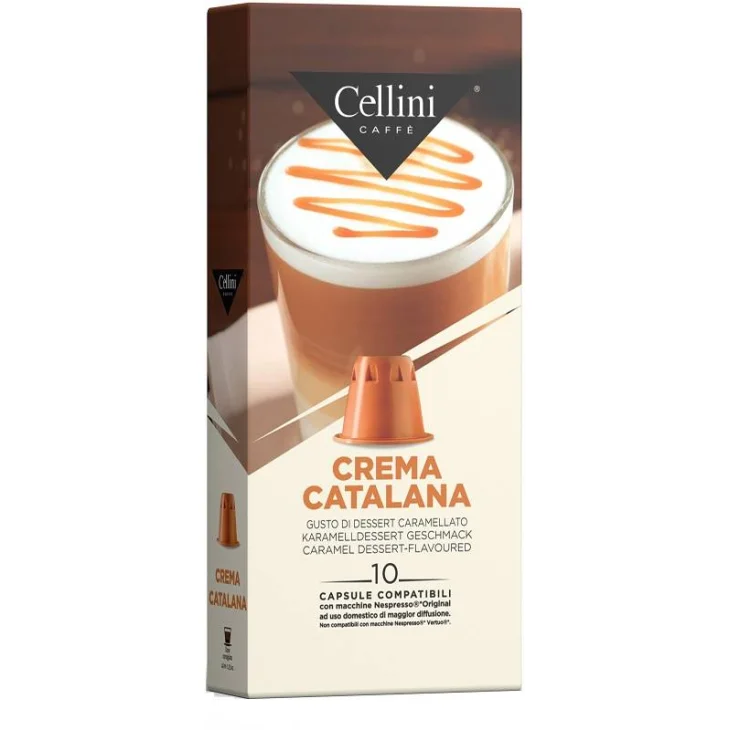 CELLINI CAFFE' CREMA CATALANA 10 CAPSULE CELLINI CAFFE' CREMA CATALANA 10 CAPSULE