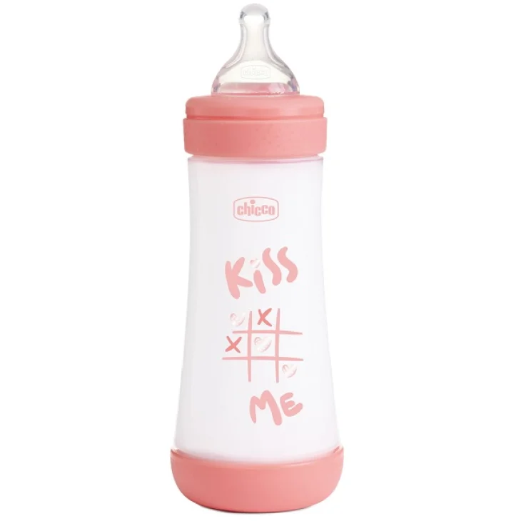 Chicco Biberon P5 300ml Fast Silicone Girl