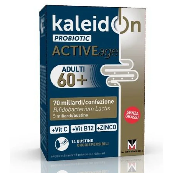 Kaleidon Probiotic Active Age Integratore Fermenti Lattici 14 bustine