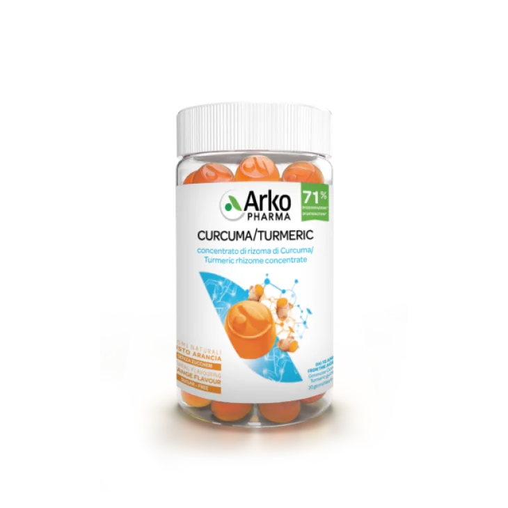 Arkopharma Arkogummies Curcuma Integratore a Base di Curcuma 60 gummies Arkopharma Arkogummies Curcuma Integratore a Base di Curcuma 60 gummies