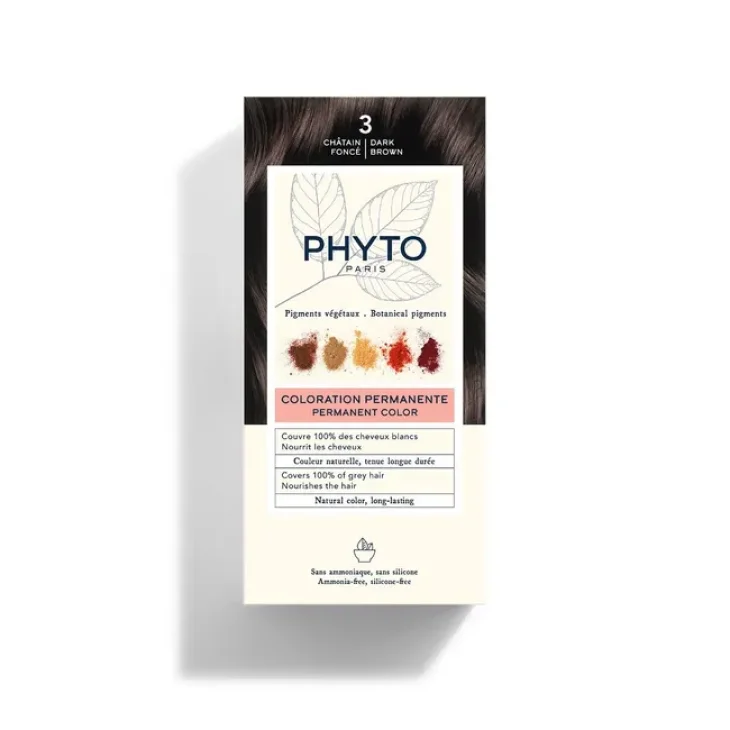 Phyto Color Kit Tinta per Capelli Colore 3 Castano Scuro