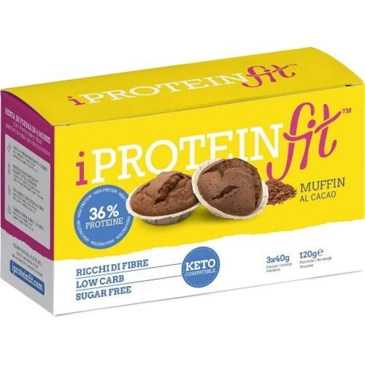 IProteinfit Muffin Proteico al Cacao 120 g IProteinfit Muffin Proteico al Cacao 120 g