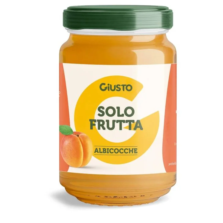 Giusto Solo Frutta Confettura di Albicocche Senza Glutine 220 g Giusto Solo Frutta Confettura di Albicocche Senza Glutine 220 g