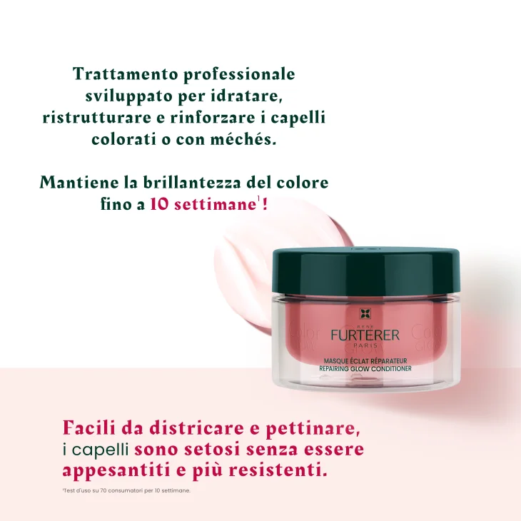 Rene Furterer Color Glow Maschera Luminosit&agrave; Ristrutturante Capelli 200 ml
