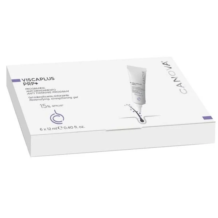 Canova Viscaplus PRP+ Gel Ridensificante e Rinforzante Capelli 6 tubi Canova Viscaplus PRP+ Gel Ridensificante e Rinforzante Capelli 6 tubi