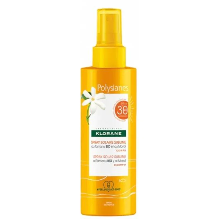 Klorane Spray Solare Sublime SPF 30 Corpo 200 ml Klorane Spray Solare Sublime SPF 30 Corpo 200 ml