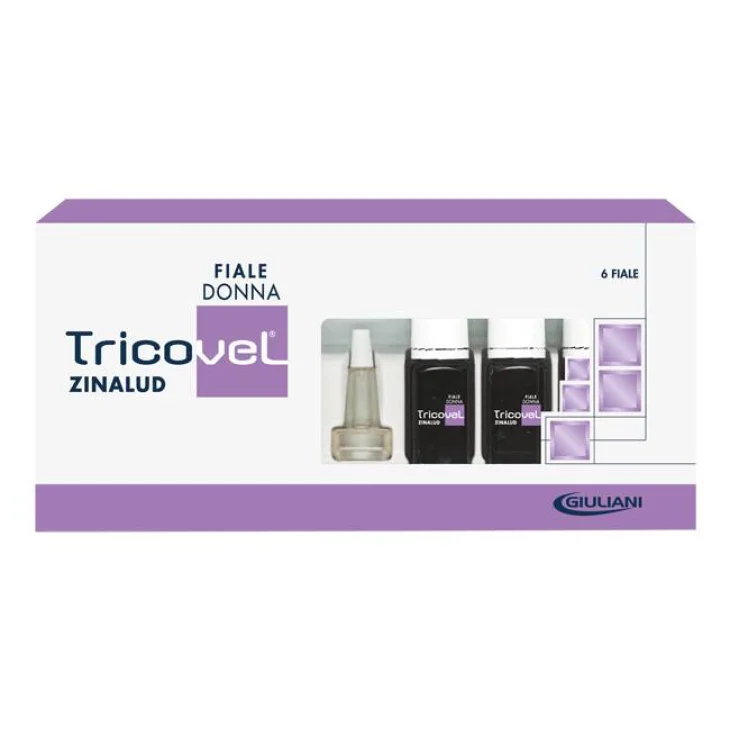Tricovel Zinalud Trattamento Anticaduta Donna 6 fiale Tricovel Zinalud Trattamento Anticaduta Donna 6 fiale