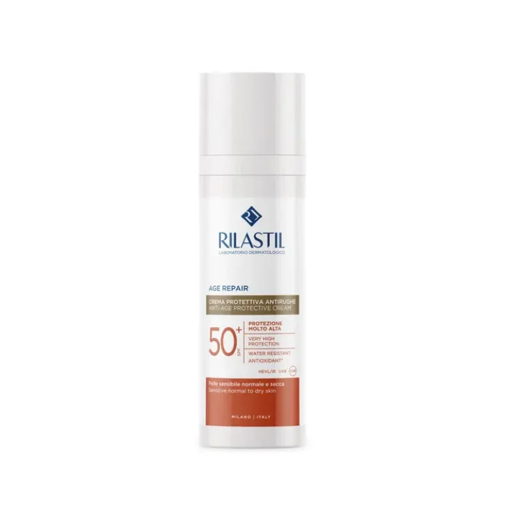 Rilastil Sun System Age Repair SPF50+ Protezione Solare Viso Antietà 50 ml Rilastil Sun System Age Repair SPF50+ Protezione Solare Viso Antietà 50 ml