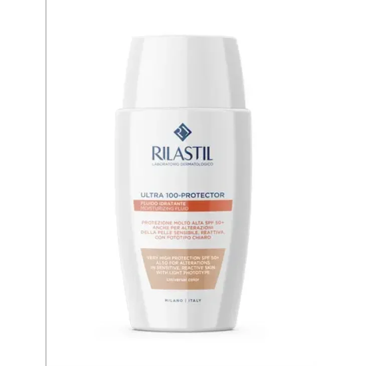 Rilastil Ultra 100 Protection Color Protezione Solare Viso spf50+ per Fototipi Chiari 50 ml Rilastil Ultra 100 Protection Color Protezione Solare Viso spf50+ per Fototipi Chiari 50 ml
