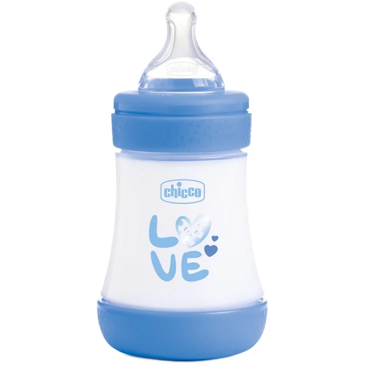 Chicco Biberon P5 150 ml Slow Silicone Boy Chicco Biberon P5 150 ml Slow Silicone Boy