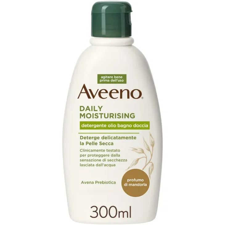 Aveeno Daily Moisturising Olio Detergente per Pelli Sensibili 300 ml