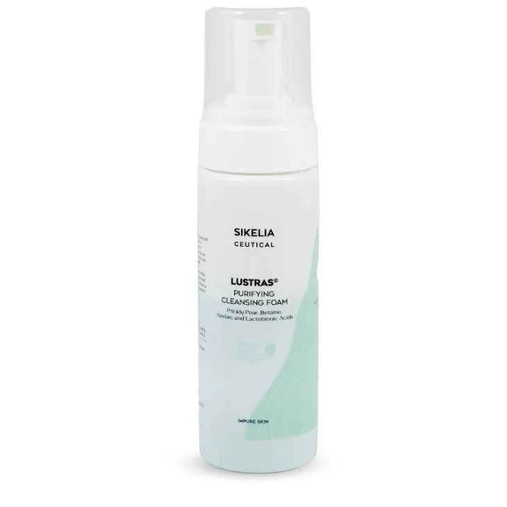 Sikelia Ceutical Lustras Mousse Detergente Purificante Viso 150 ml Sikelia Ceutical Lustras Mousse Detergente Purificante Viso 150 ml
