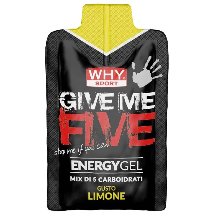Whysport Give Me FIve Gel Energizzante Gusto Limone 50 ml