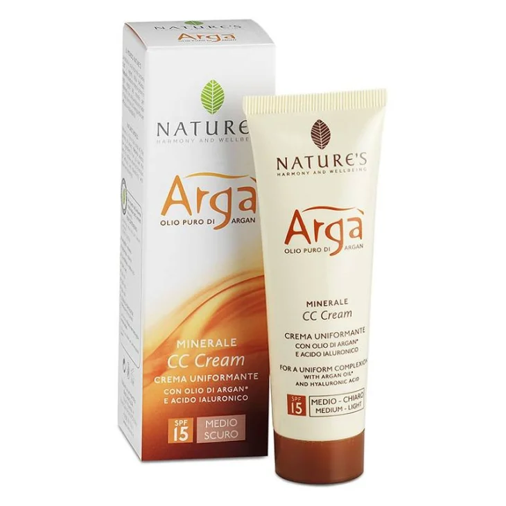 Nature's Arg&agrave; CC Cream Viso Medio Scura 50 ml