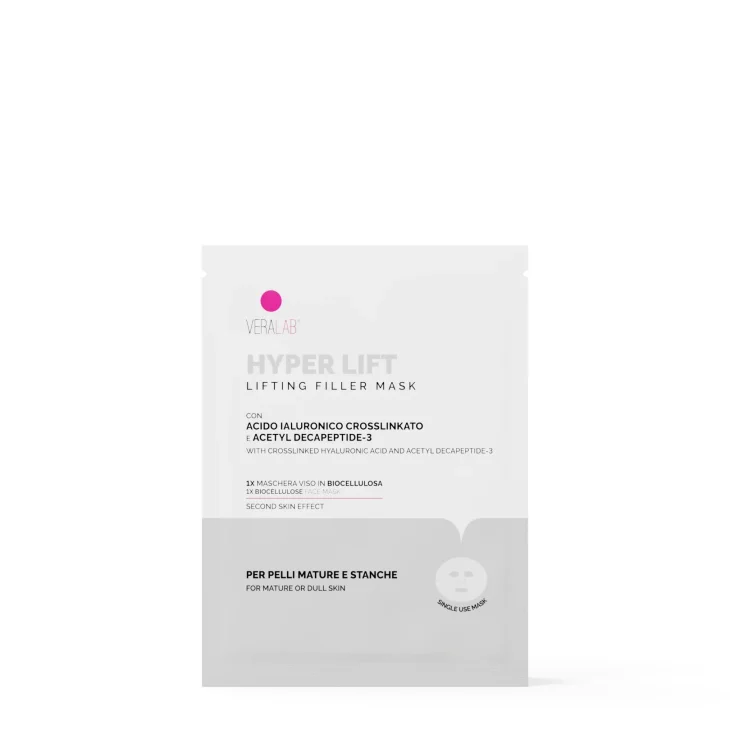 Veralab Hyper Lift Mask Maschera Viso in Biocellulosa Liftante 15 ml