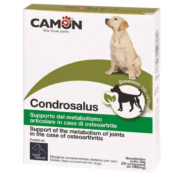 Camon Condrosalus Mangime Complementare per Cani 60 Compresse Camon Condrosalus Mangime Complementare per Cani 60 Compresse
