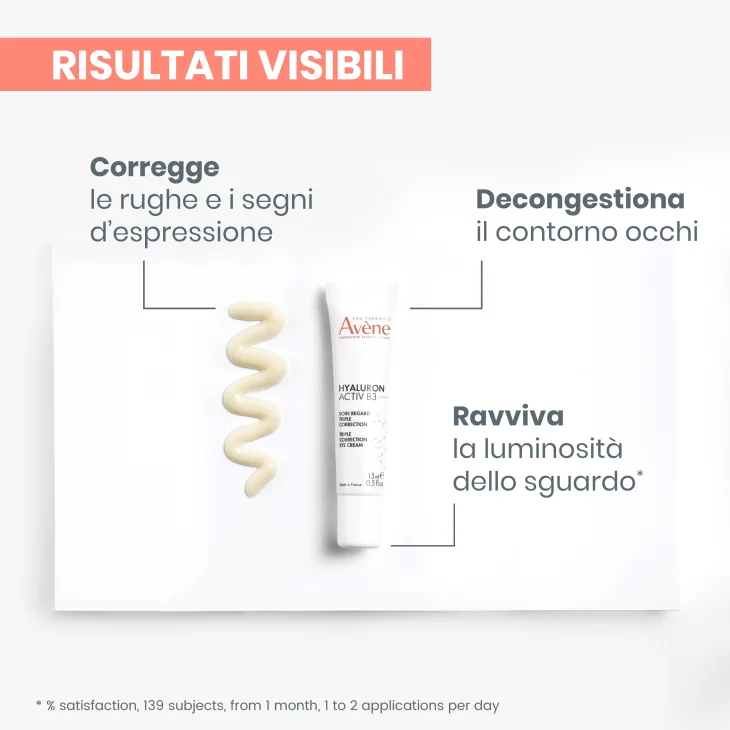 Avène Hyaluron Activ B3 Contorno Occhi Tripla Correzione 15 ml Avène Hyaluron Activ B3 Contorno Occhi Tripla Correzione 15 ml