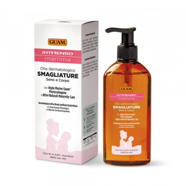 Guam Inthenso Mamma Olio Dermatologico per le Smagliature 200 ml Guam Inthenso Mamma Olio Dermatologico per le Smagliature 200 ml