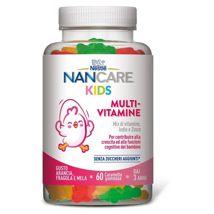 Nestlè Nancare Kids Multivitamine Integratore per Bambini 60 gummies Nestlè Nancare Kids Multivitamine Integratore per Bambini 60 gummies