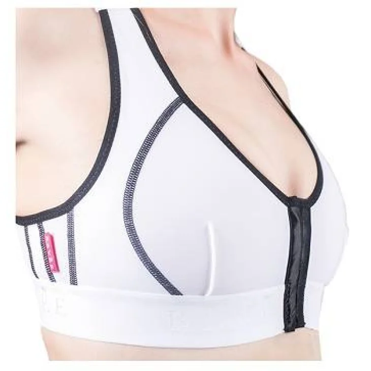 Rev&egrave;e Bra Laetitia Reggiseno Post-Operatorio Bianco XXL