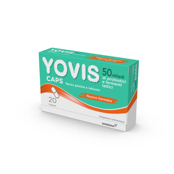 Yovis Caps 50 Miliardi Integratore Fermenti Lattici 20 capsule Yovis Caps 50 Miliardi Integratore Fermenti Lattici 20 capsule