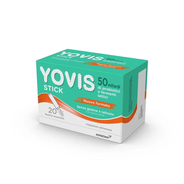 Yovis Stick 50 Miliardi di Fermenti Lattici vivi 20 Stick Yovis Stick 50 Miliardi di Fermenti Lattici vivi 20 Stick