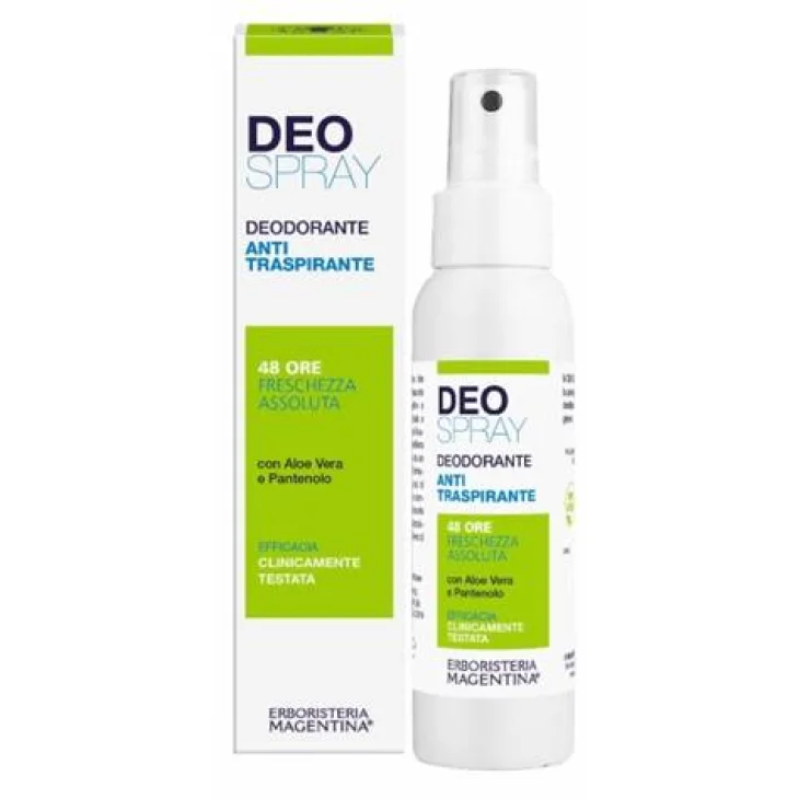 Erboristeria Magentina Deo Spray Deodorante Antitraspirante 48 Ore 100 ml