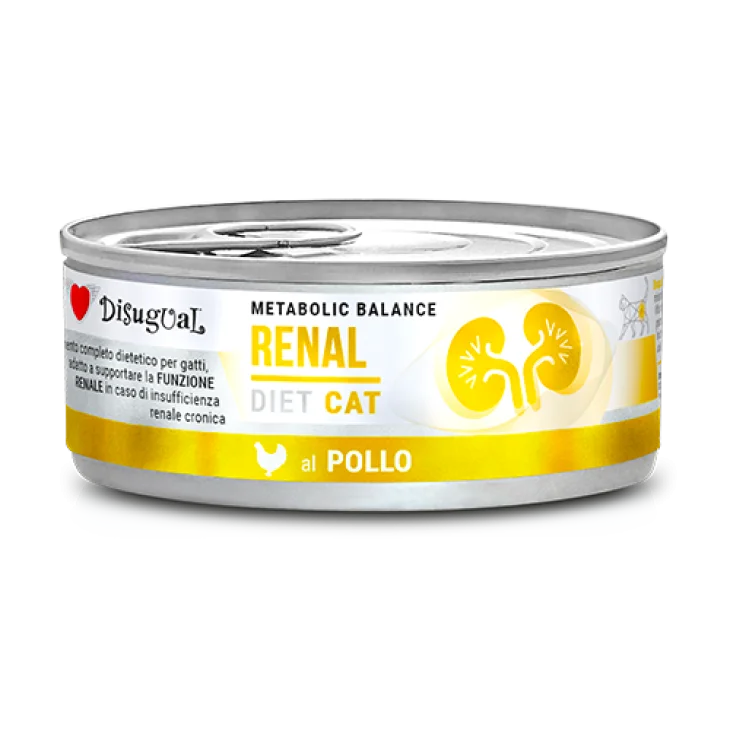 Disugual Cat Renal Alimento Dietetico per Gatti Gusto Pollo 85 g Disugual Cat Renal Alimento Dietetico per Gatti Gusto Pollo 85 g