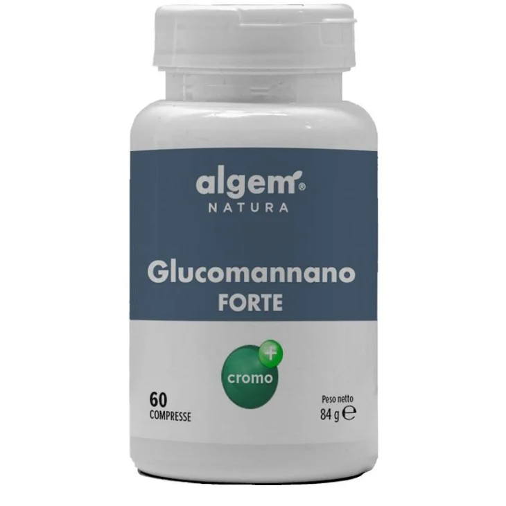 Algem Natura Glucomannano Forte Integratore per il Controllo del Peso 60 Compresse Algem Natura Glucomannano Forte Integratore per il Controllo del Peso 60 Compresse