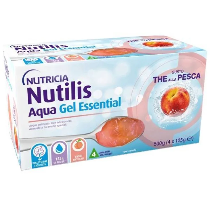 Nutilis Aqua Gel Pesca 4 Pezzi Da 125 g