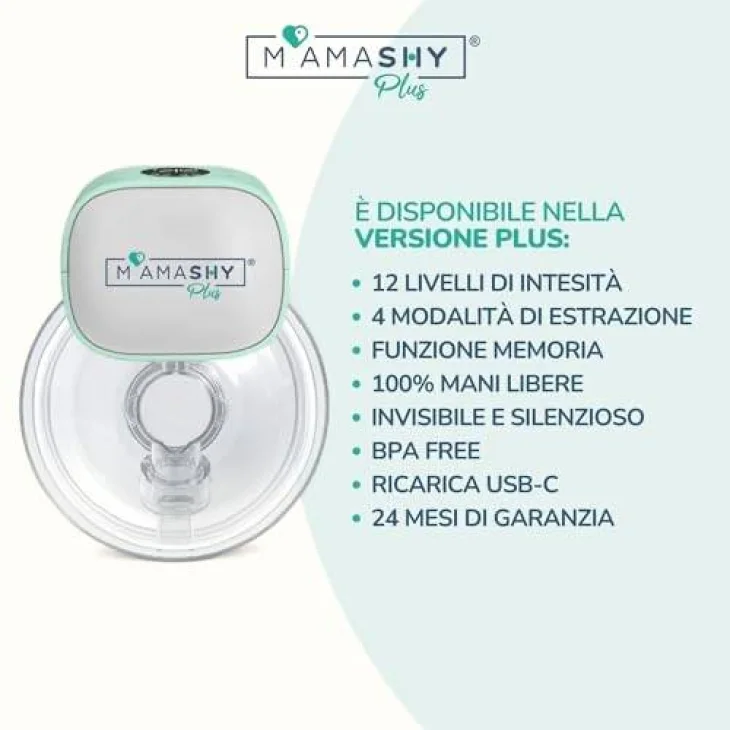 Mamashy Plus Tiralatte Elettrico Indossabile