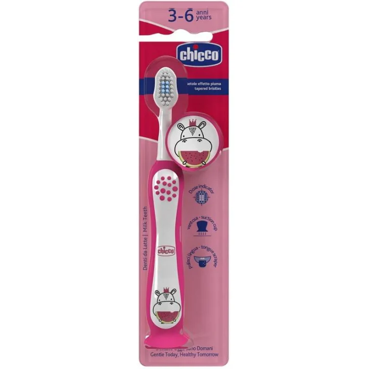 CHICCO SPAZZOLINO 3-6 YEARS ROSA