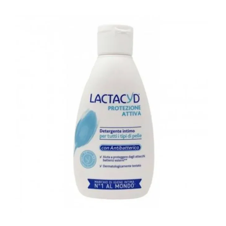 Lactacyd Protezione Attiva Detergente Intimo con Antibatterico 300 ml Lactacyd Protezione Attiva Detergente Intimo con Antibatterico 300 ml