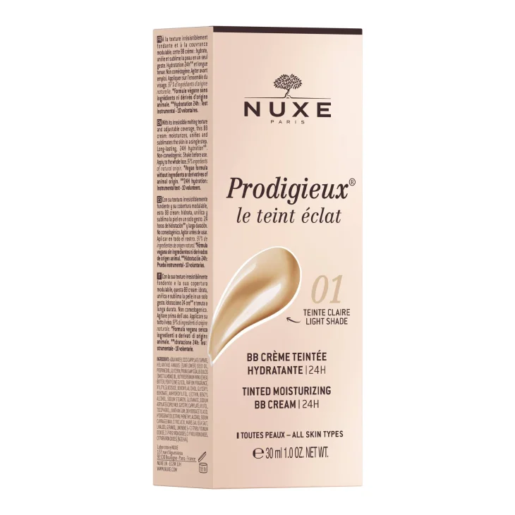 Nuxe Prodigeux BB Cream Crema Colorata Idratante - Tonalit&agrave; Chiara 30ml