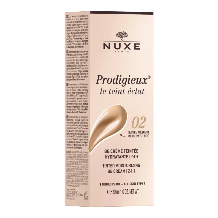 Nuxe Prodigeux BB Cream Crema Colorata Idratante - Tonalit&agrave; Media 30ml