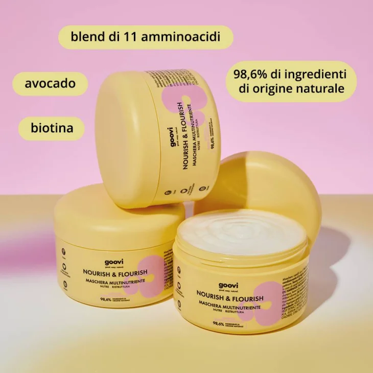 Goovi Nourish & Flourish Maschera Multinutriente 200 ml
