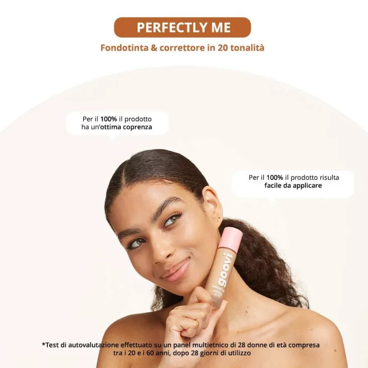 Goovi Perfectly Me Fondotinta Correttore 03 Sand Golden 28 ml
