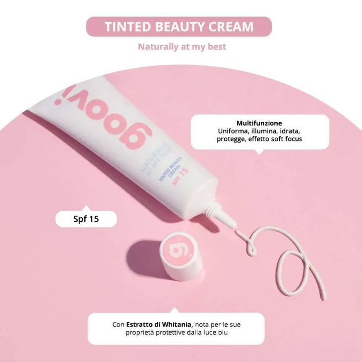 Goovi Naturally At My Best Tinted beauty cream 01 light 30 ml