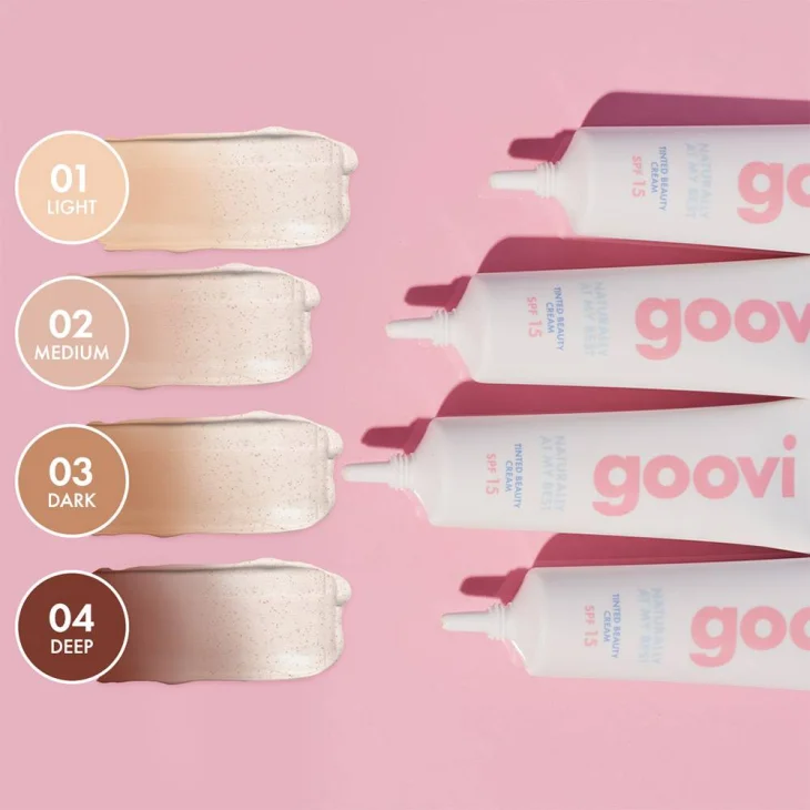 Goovi Naturally At My Best Tinted beauty cream 03 dark 30 ml