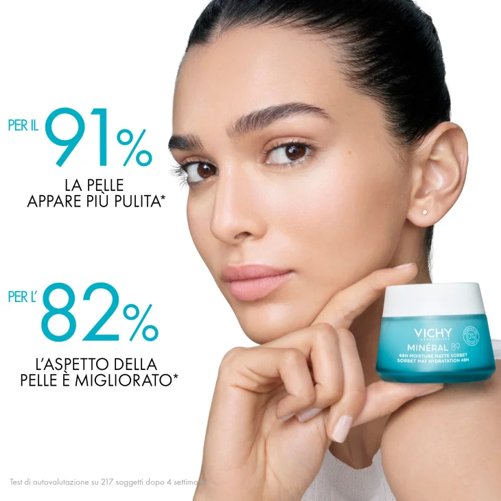 Vichy Mineral89 Oily Skin Cream Crema Idratante Leggera Viso 50 ml Vichy Mineral89 Oily Skin Cream Crema Idratante Leggera Viso 50 ml