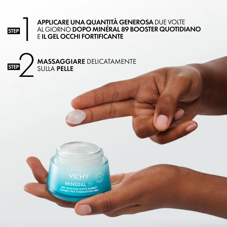 Vichy Mineral89 Oily Skin Cream Crema Idratante Leggera Viso 50 ml Vichy Mineral89 Oily Skin Cream Crema Idratante Leggera Viso 50 ml